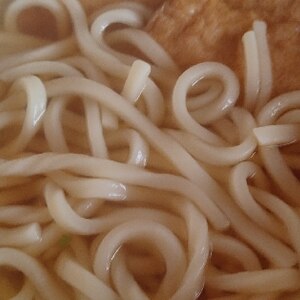 白菜の甘み♪豚肉と白菜のきつねうどん^_^